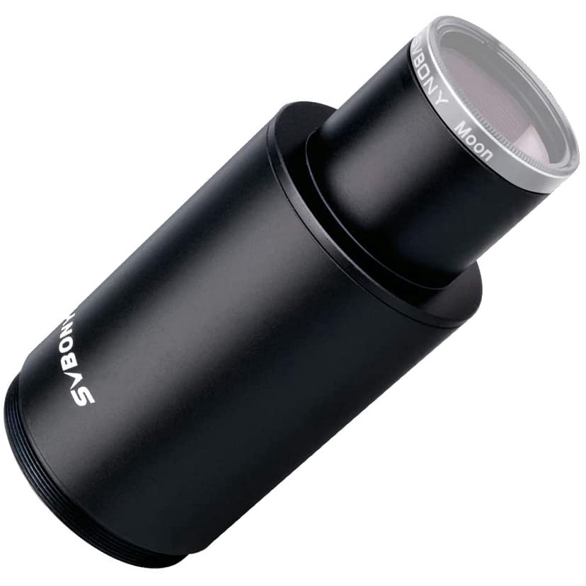 SVBONY CA1 อะแดปเตอร์กล้องโทรทรรศน์ดาราศาสตร์หลอดขยาย SLR กล้องถ่ายภาพแขนโลหะทั้งหมด 1.25 นิ้วเข้ากันได้สำหรับการถ่ายภาพกล้อง DSLR