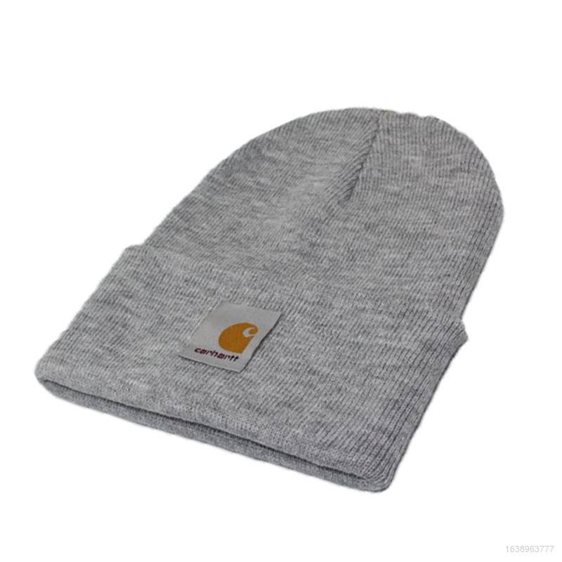 Carhartt หมวกถักผ้าขนสัตว์สําหรับเด็กผู้หญิงและผู้ชา