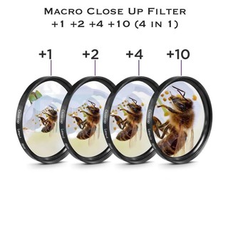 Close Up Macro Filter +1 +2 +4 +10 Close-UP for Gopro Camera