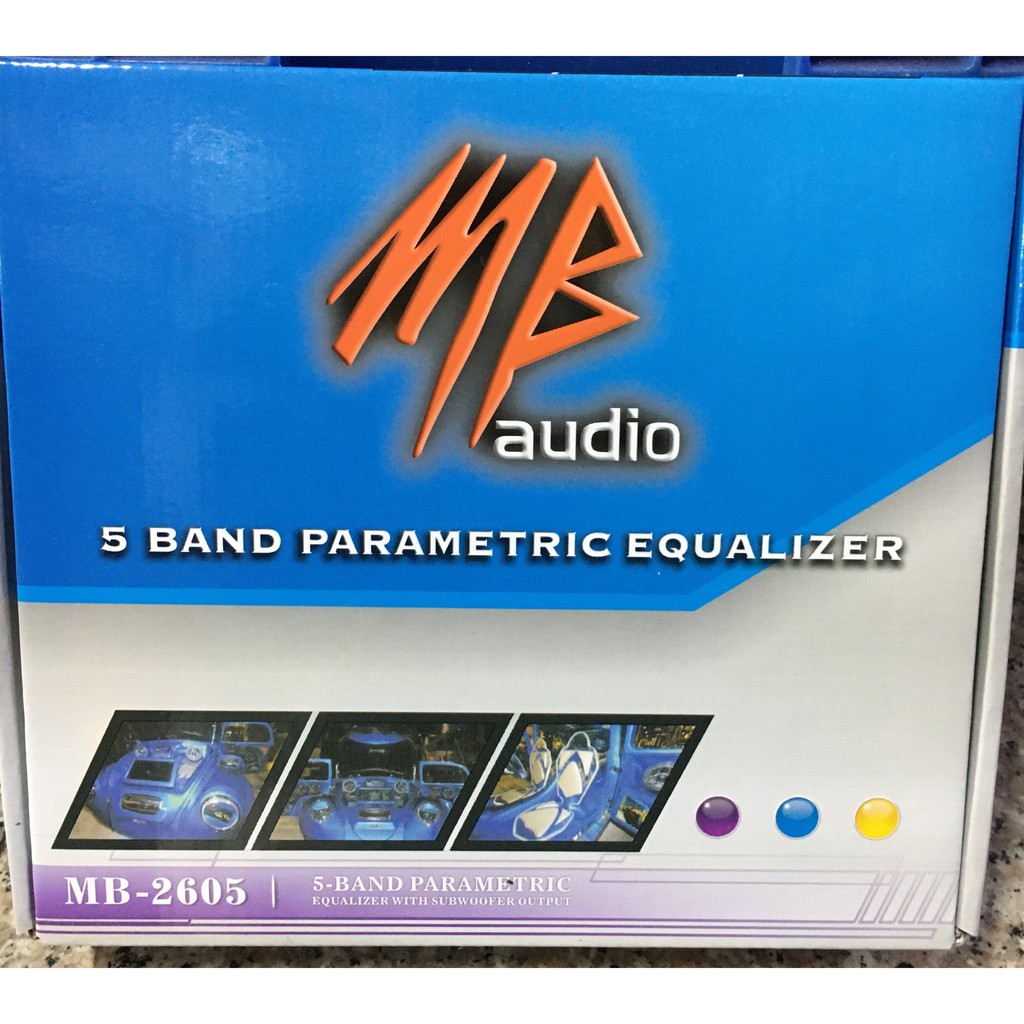 ปรีแอมป์ MB-2605 audio 5 Band  ใหม่ล่าสุดของแท้