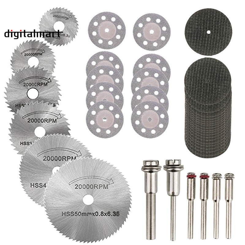 ★36PCS Rotary Cutting Wheels Tool Kit, Mini Diamond Cutting Wheel and