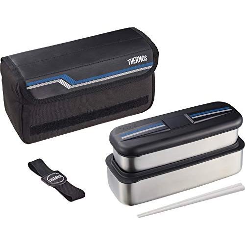 THERMOS DSD-1104W L-BK lunch box stainless Fresh 1100ml Line black DSD-1104W L-BK