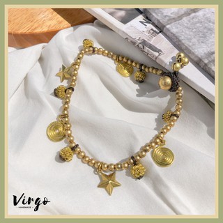 Virgo สร้อยข้อเท้าลายดาว