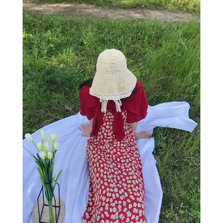 duckhood เดรสสายเดี่ยวยาวลายดอก รุ่น Hulla daisy dress