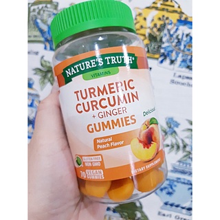 Natures Truth Turmeric Curcumin +Ginger Gummies 70 Vegan Gummies แท้ค่ะ