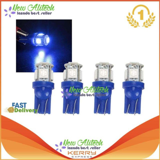 Eco Thailand หลอดไฟหรี่Led5 T10 (สีน้ำเงิน) 2 คู่