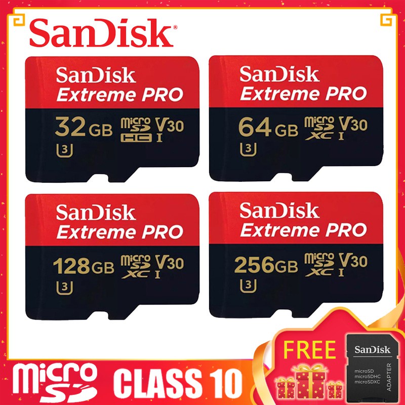 U3 128GB SD card 32GB 64GB 256GB 512GB Memory Card C10 A2 90MB/s Micro SD SD508X