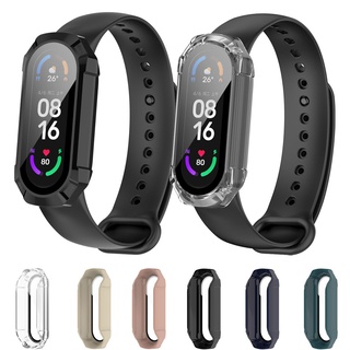 เคสกระจกนิรภัย ป้องกันรอยหน้าจอ สําหรับ Xiaomi mi band 7 mi band 7 nfc