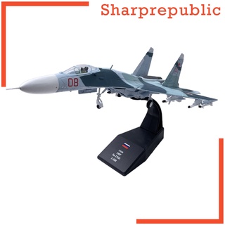 ( Sharprepublic ) Flanker Sukhoi Su - 27 โมเดลเครื่องบินบังคับวิทยุ 1 / 100 Scale