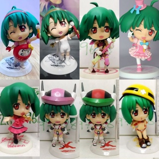 (แท้/มือ2) Banpresto chibi ranka lee macross frontier figures,Ichiban Kuji Utahime Second Stage,Valkyrie Girl Ver.