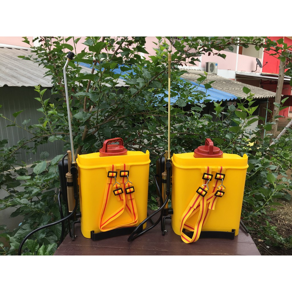 ถังพ่นยามือโยกสูบนอก ตราค้างคาว 16L มาเลเซีย ( รุ่นกระบอกทองเหลือง) - รูปที่ 3