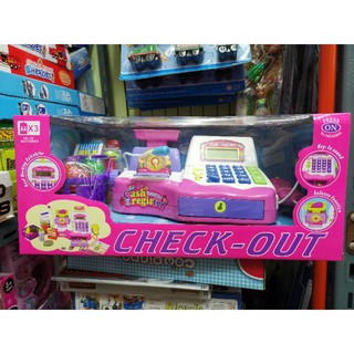 Clever Toys ชุดแคชเชียร์ของเล่นใส่ถ่าน พร้อมอุปกรณ์