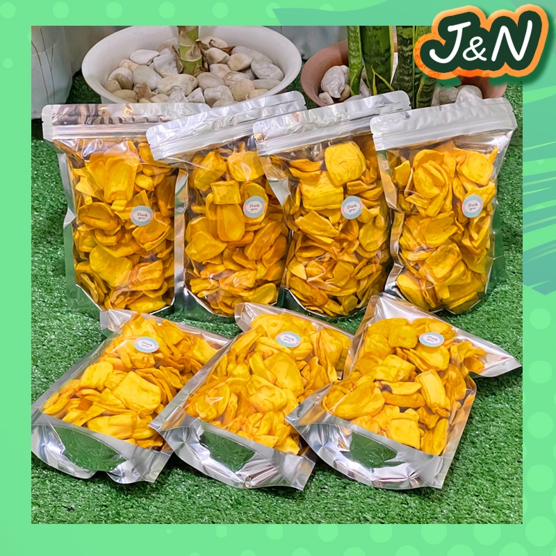 J&N ขนุนอบกรอบ ผักอบกรอบ ผักอบ ขนุน ขนุนอบ AAA 170,40 กรัม ผักอบกรอบพิมรี่พาย ผลิตใหม่ตลอด ไม่เหม็นหืน - รูปที่ 2