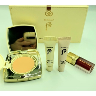 #พร้อมส่ง /Exp.22/5/25 แป้งตัวใหม่ TO-GO #The History of Whoo - Gongjinhyang Velvet Foundation Pact No.21 Special Set