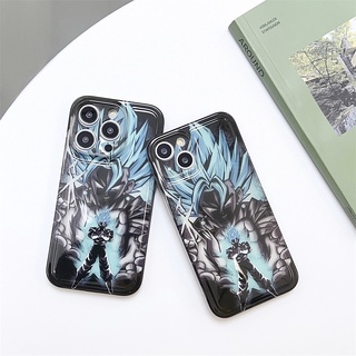 เคสซิลิโคน สำหรับ ไอโฟน iPhone 14 Pro Max iPhone 13 Pro Max iPhone 12 Pro Max iPhone 11 Pro Max Fashion Cartoon Dragon Ball ดราก้อนบอล ซงโกกุ Son Goku Silicone Case