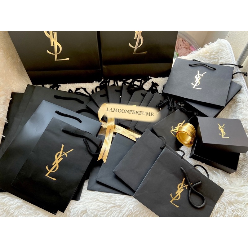 ถุง YSL แท้ Yves Saint Laurent‼️ พร้อมส่ง (ริบบิ้นแยกขาย)🍅