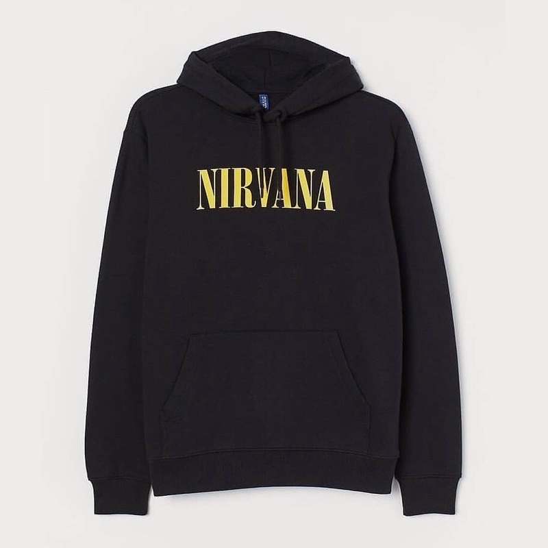 NIRVANA LOGO H/M HOODIE