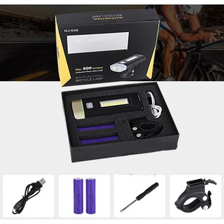 Lee Bicycle ไฟหน้าจักรยาน HJ-048 500 Lumens ไฟแรงสุดสว่าง กันน้ำได้  ราคาถูก ราคาส่ง