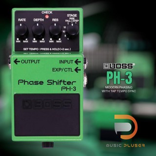 Boss PH-3 Phase Shifter เอฟเฟคกีต้าร์ MODERN PHASING WITH TAP TEMPO SYNC ของแท้ 100% ประกันศูนย์1ปีเต็ม