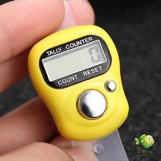 YOYO เครื่องนับดิจิตอลแบบมีไฟ สวมนิ้ว นับก้าว นับรอบการวิ่ง digital counter