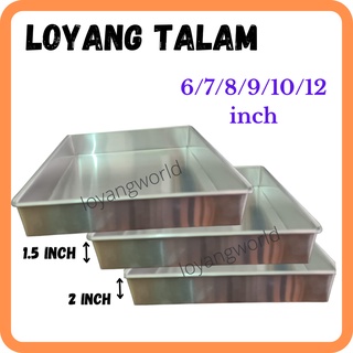 Loyang Kuih Talam Loyang Talam  loyang petak ruler kek pembaris kek pemotong kek talam pembaris kek lapis loyangbrownie