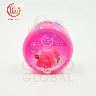 Triple-G air freshener gel น้ำหอม เจล ปรับอากาศ เจลหอม เจลปรับอากาศ ดับกลิ่น อับ ชื้น 75 กรัม ( 12 ชิ้น) น้ำหอมติดรถยนต์
