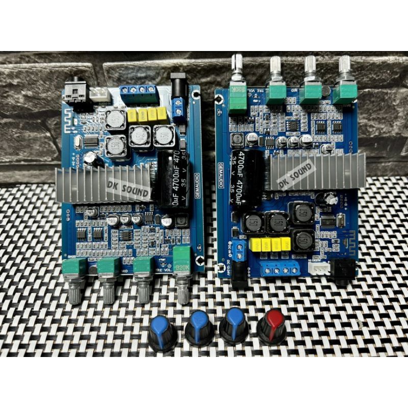 2.0 GEMAUDIO แท้  GEMAUDIO 4วอลุ่ม งานแท้ ชิป TPA3116D2 50w + 50w บร์อดฟ้า แกรม แอมป์บลูทูธ 5.0 GEMA