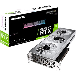 GIGABYTE GeForce RTX 3060 Ti Vision OC 8G Graphics Card, LHR, 8GB