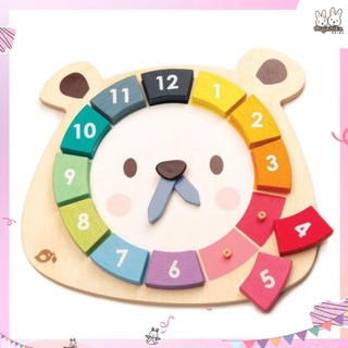 Bear Colors Clock นาฬิกาพี่หมีสุดน่ารักแบรนด์ Tender leaf toys