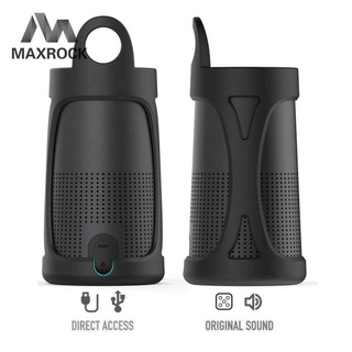 Maxrock เคสซิลิโคน สําหรับ Bose Soundlink Revolve Protector Hosuing Cover