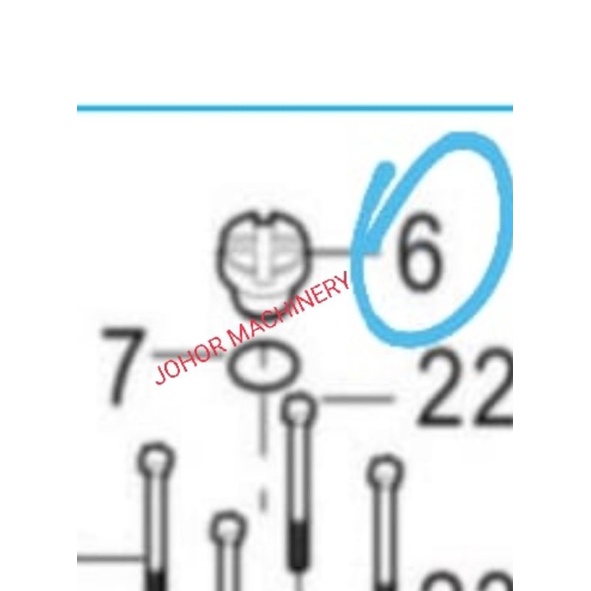 OGAWA OH 50E ฝาถังน้ํามัน