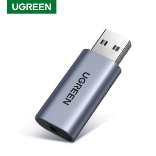 Ugreen USB Sound Card External USB Audio Adaptor 2 in 1 soundcard USB to 3.5mm Jack Audio Adapter