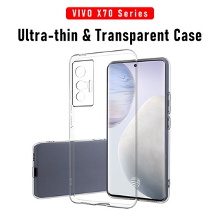 เคสโทรศัพท์มือถือ Tpu แบบบางพิเศษสําหรับ Vivo X70 Pro Pro+ X70Pro Plus