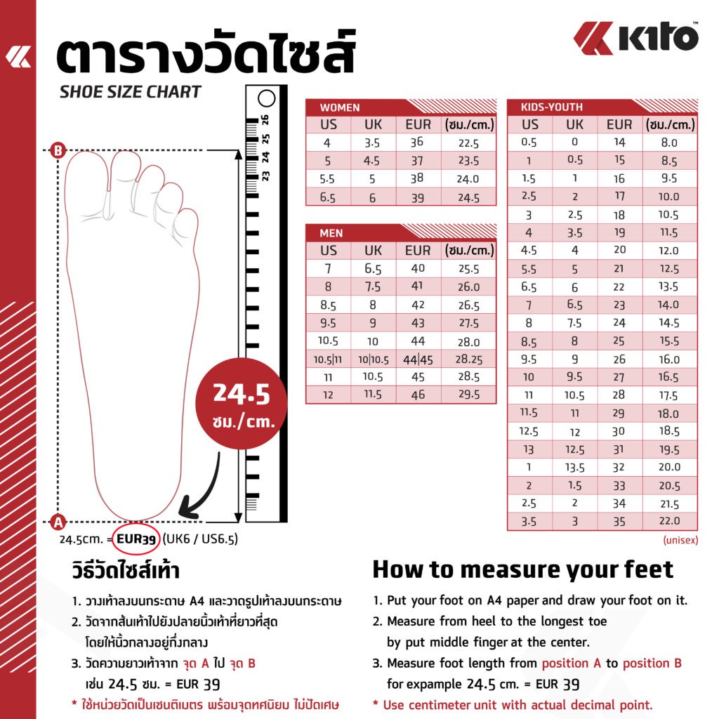 Kito Flow รองเท้ารัดส้น รุ่น AI8 Size 36-45 #7