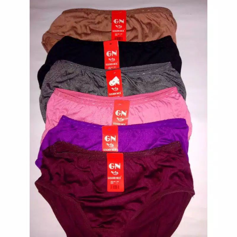 กางเกงชั้นในสีทอง 939 สี 6 ชิ้น / กางเกง