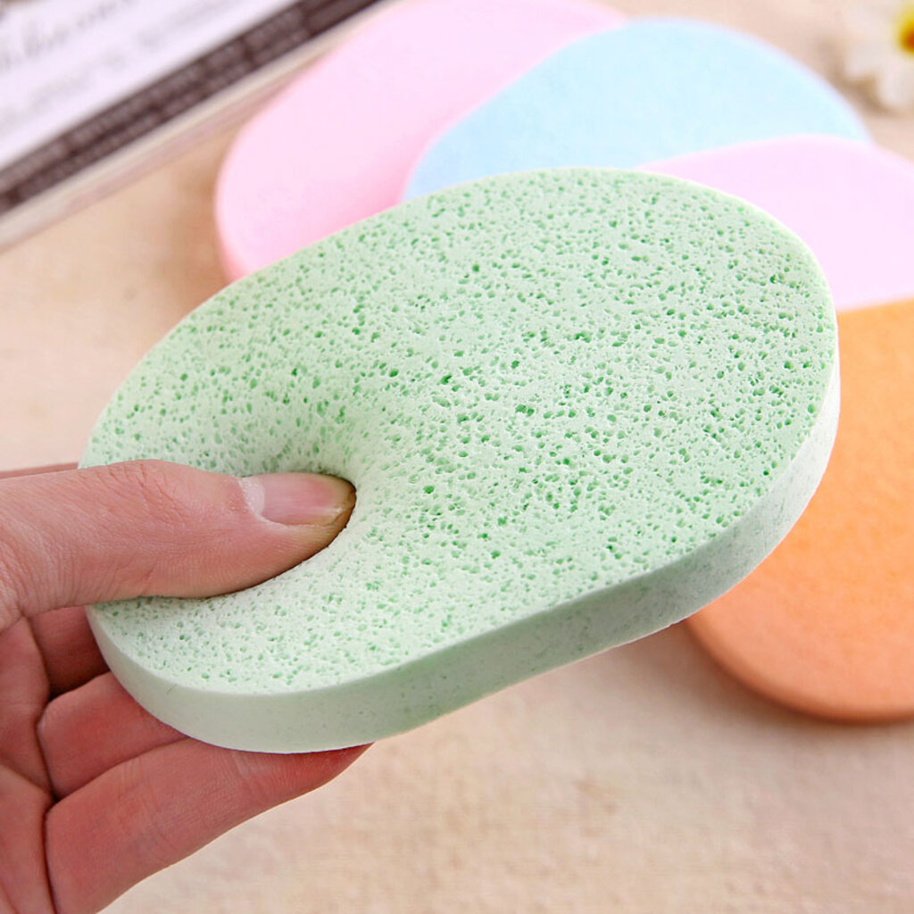 ฟองน้ำเนื้อละเอียดแผ่นหนา (1แผ่น) รุ่นใช้ในคลีนิกหรือร้านสปา ☁️หนา1cm ราคา ถูกที่สุด ดีลบีเคเค แกลเลอรีภาพที่ 2