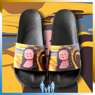 2020 new personality non-slip soft bottom graffiti slippers รองเท้าแตะ