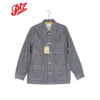 เสื้อแจ๊คเก็ต Coveralls ONI DENIM ONI-03100 Pinhead Stripe Jacket