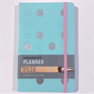 Starbucks Planner 2020 จาก moleskine สีเขียวพาสเทล พร้อมส่ง