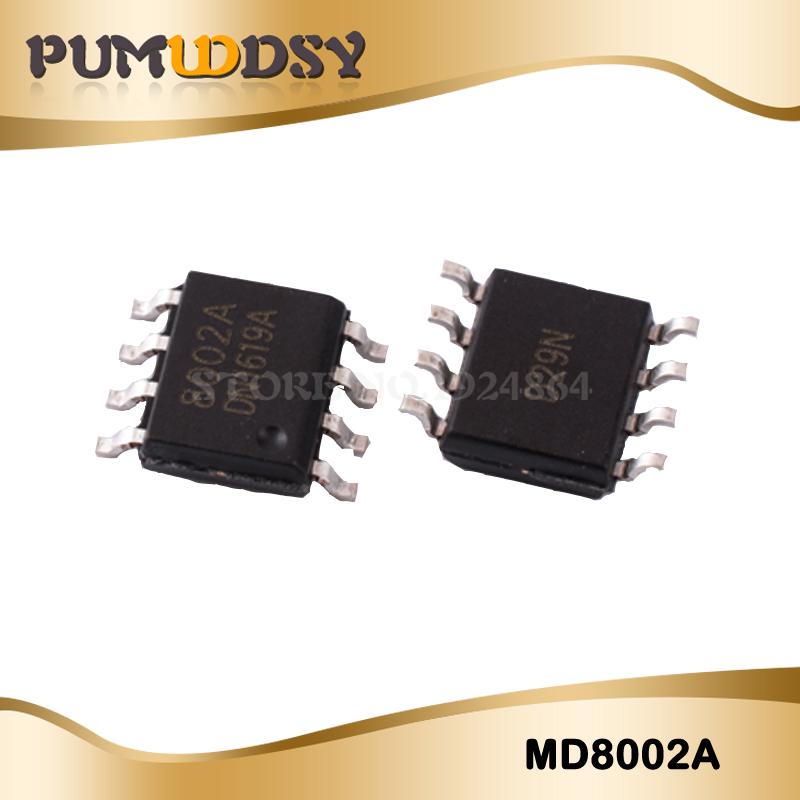 ส่งฟรี ใหม่ ของแท้ ชิพ IC เครื่องขยายเสียง MD8002A MD8002 8002A 8002 SOP8 10 ชิ้น