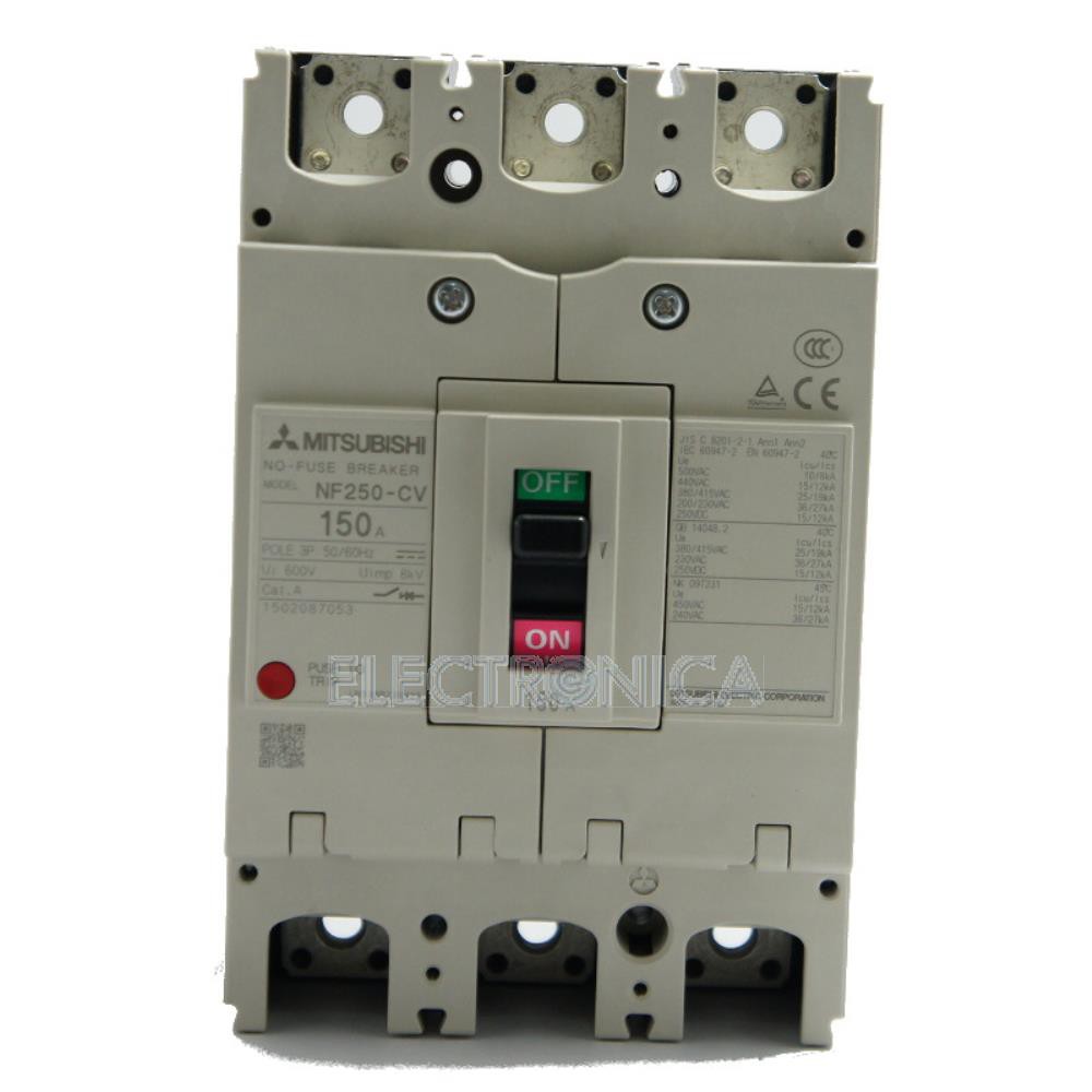 เบรคเกอร์ MITSU NF250-CV-3P150A รุ่น MITSUBISHI DMIT-NF250-CV-3P150A (106861)