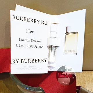 สดชื่นติดหวานนิดๆ แฝงความโรแมนติก 😍 น้ำหอม Burberry Her London Dream ขนาดทดลอง ของแท้ 100%