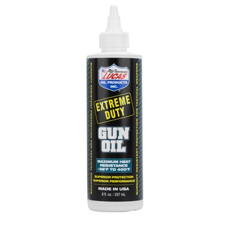 Lucas Oil - GunOil กันออยล์ น้ำยาหล่อลื่นปืน ฟิล์มโพลิเมอร์ มีกลิ่นหอม ขนาด8oz