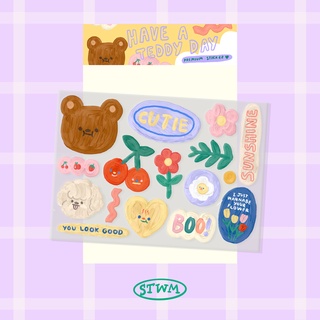 Transparent sticker สติกเกอร์ไซส์ A6 | Stickwithme4ev original