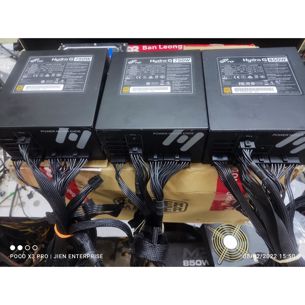 FSP Hydro G Full Modular Gold Rated Hydro PTM Platinum Power Supply 650W 750W 850W