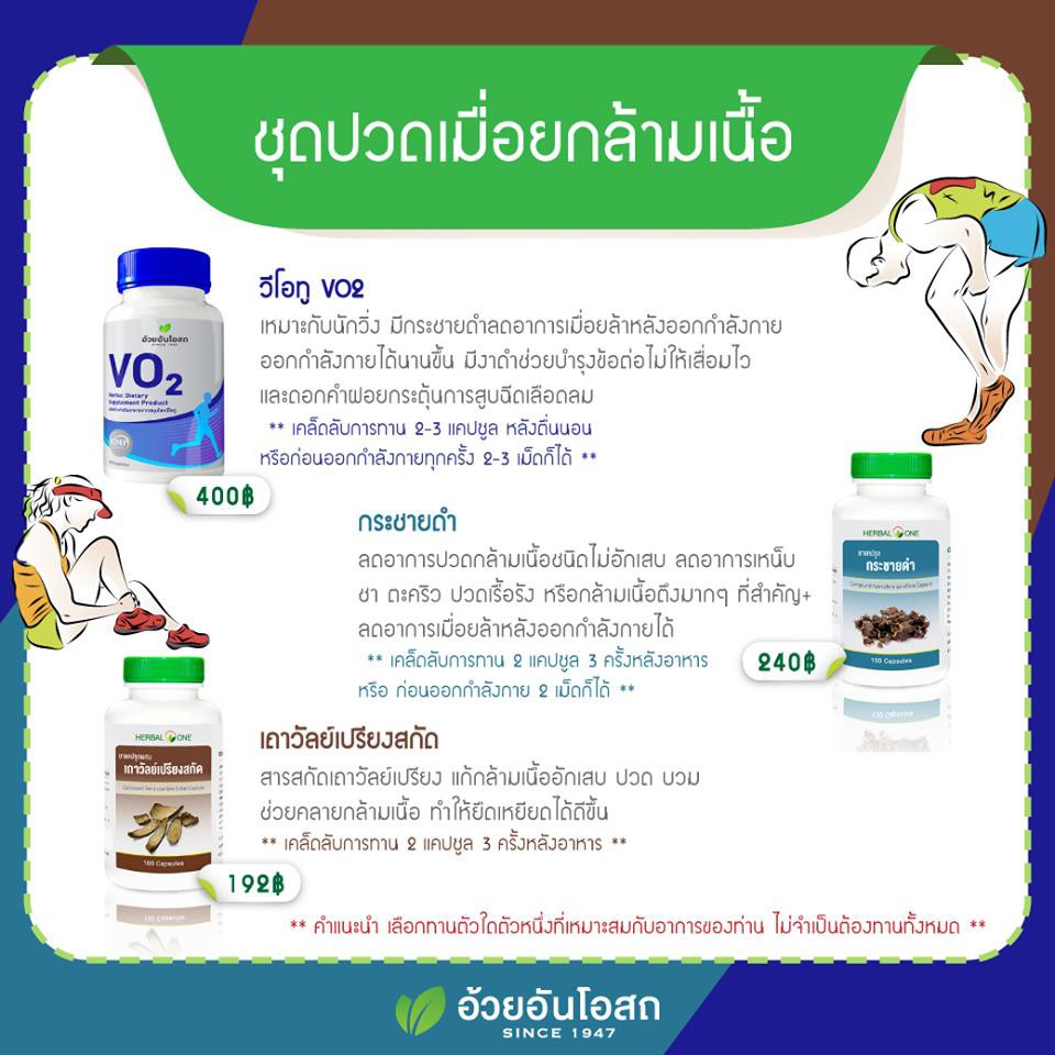 Herbal One VO2 / VO2 RC วีโอทู อาร์ซี นักวิ่ง VO2max - รูปที่ 3