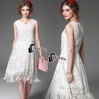 Luxury 2 Levels Lace Dress