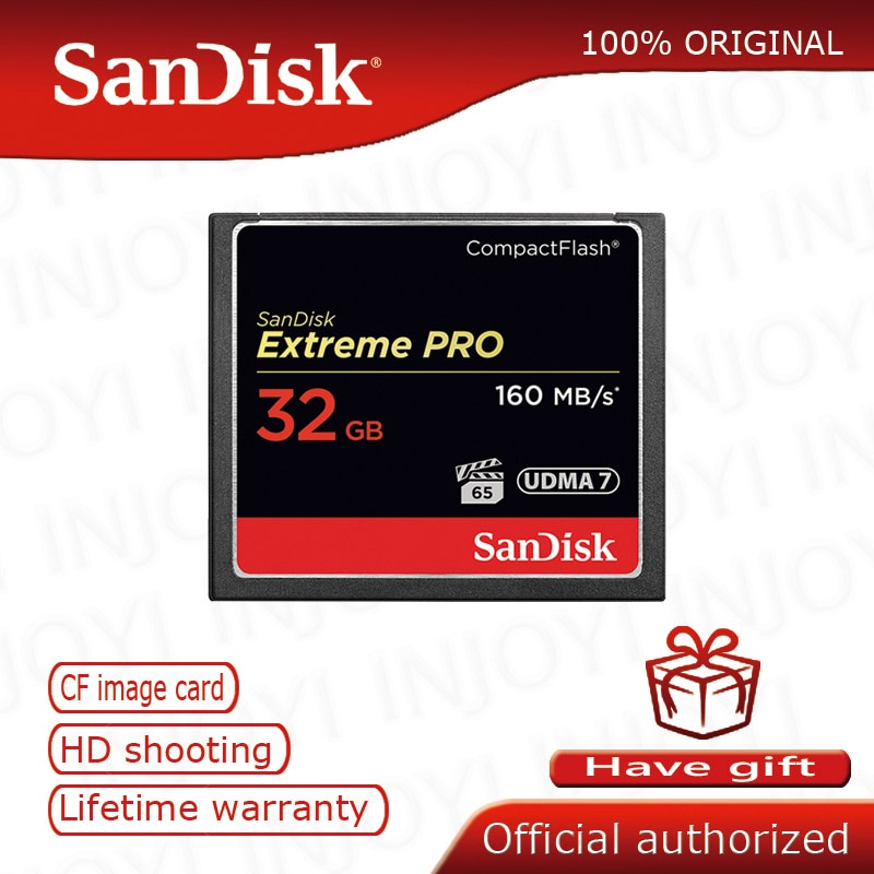 Sandisk Extreme Pro CF Card 64GB 32GB 16GB 128GB Compactflash Memory