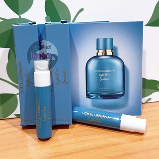 น้ำหอม รุ่นล่าสุด 🥰 Dolce &amp; Gabbana Light Blue Forever Pour Homme Eau De Parfum ขนาดทดลอง ของแท้ 100%