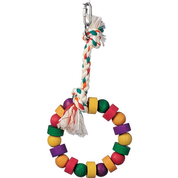 Living World Jungle Wood Bead & Block Ring